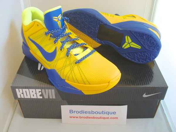 Nike Kobe VII 7 Barcelona European Exclusive Yellow / Blue